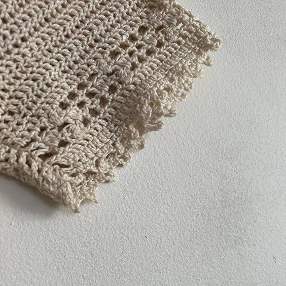 Vintage handmade pointelle sweater - Picture 5 of 6